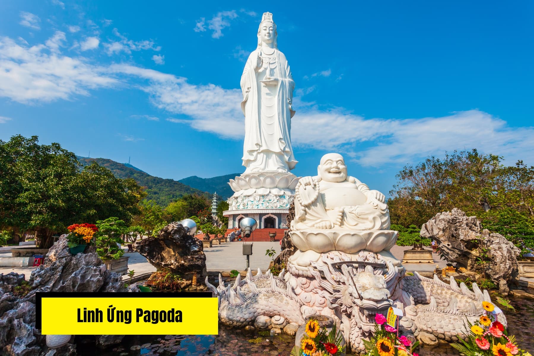 Landscape shot used as a thumbnail for a Linh Ung Pagoda cultural tour in Da Nang