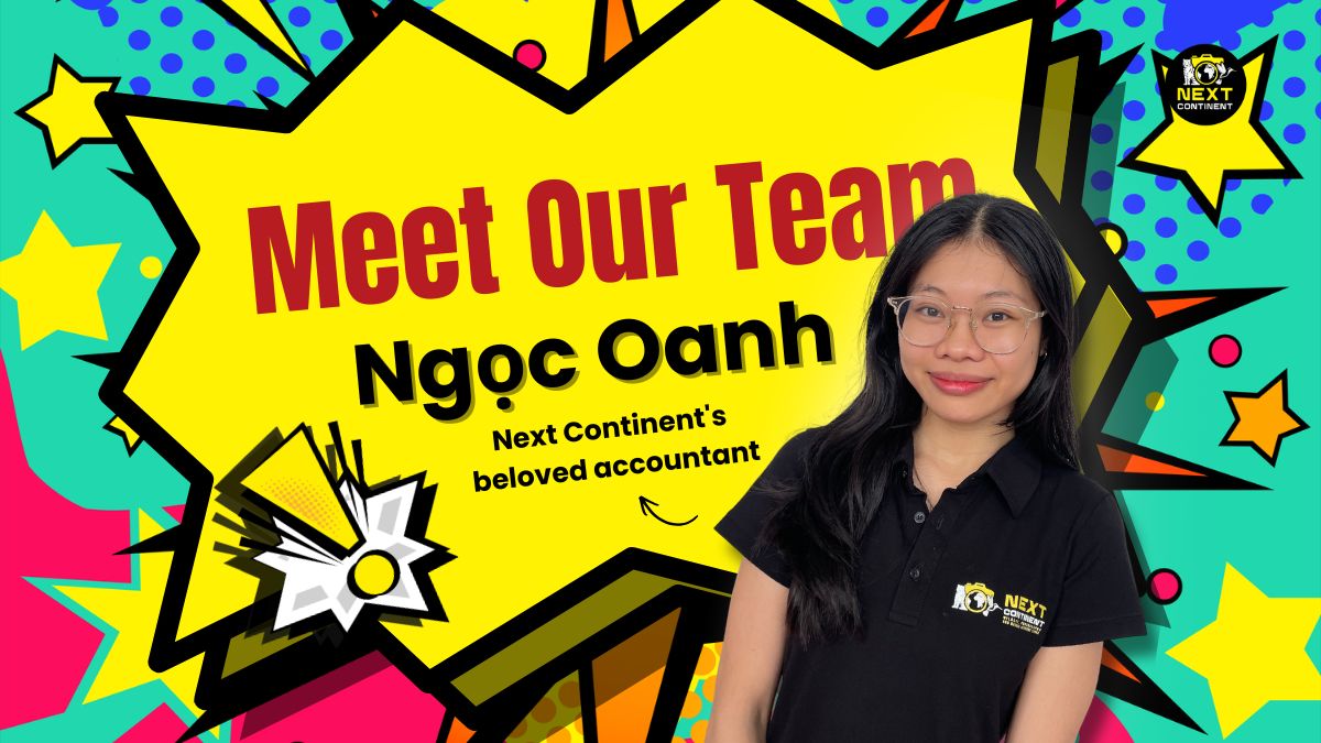 A girl in Next Continent uniform