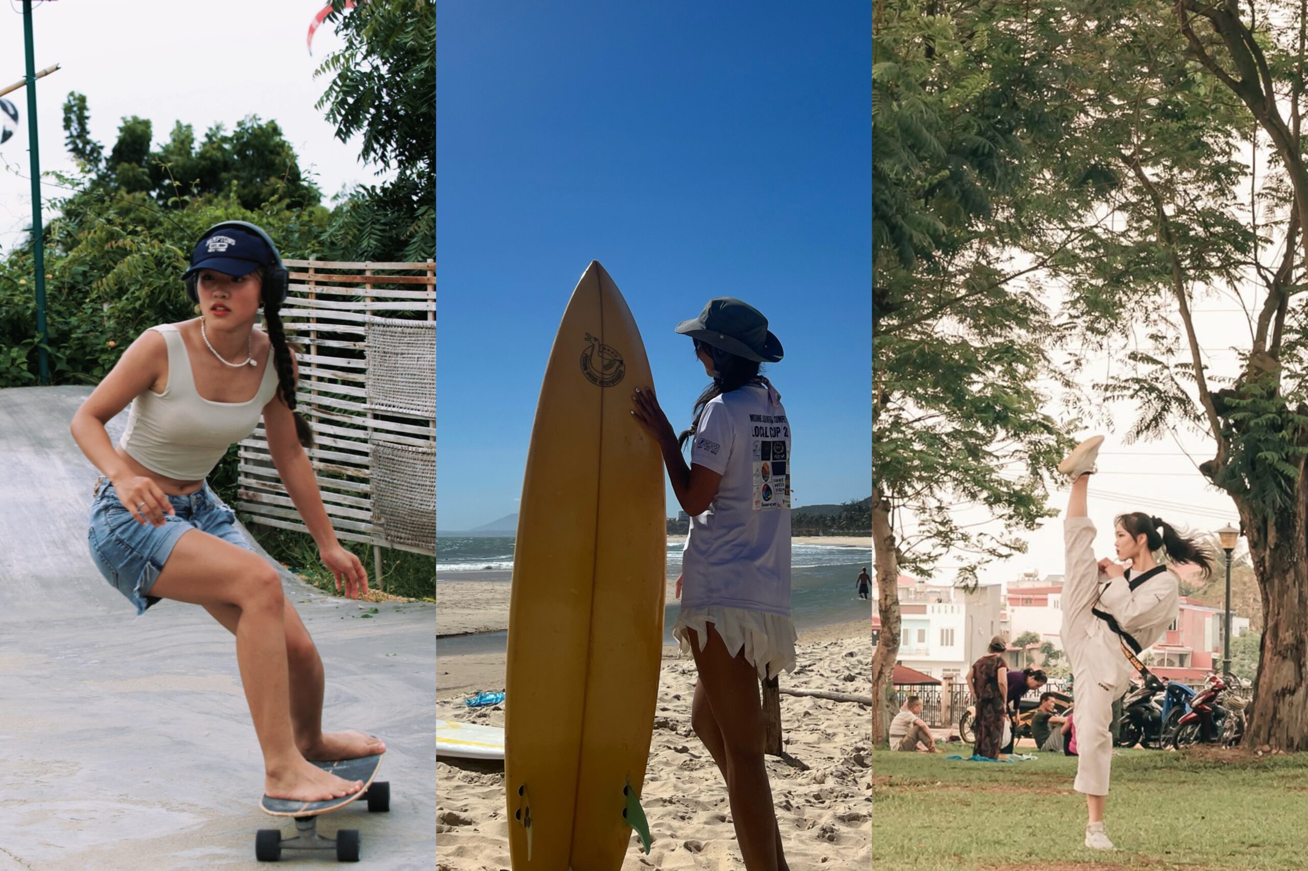 Vietnam outdoor lifestyle skateboarding surfing martial arts